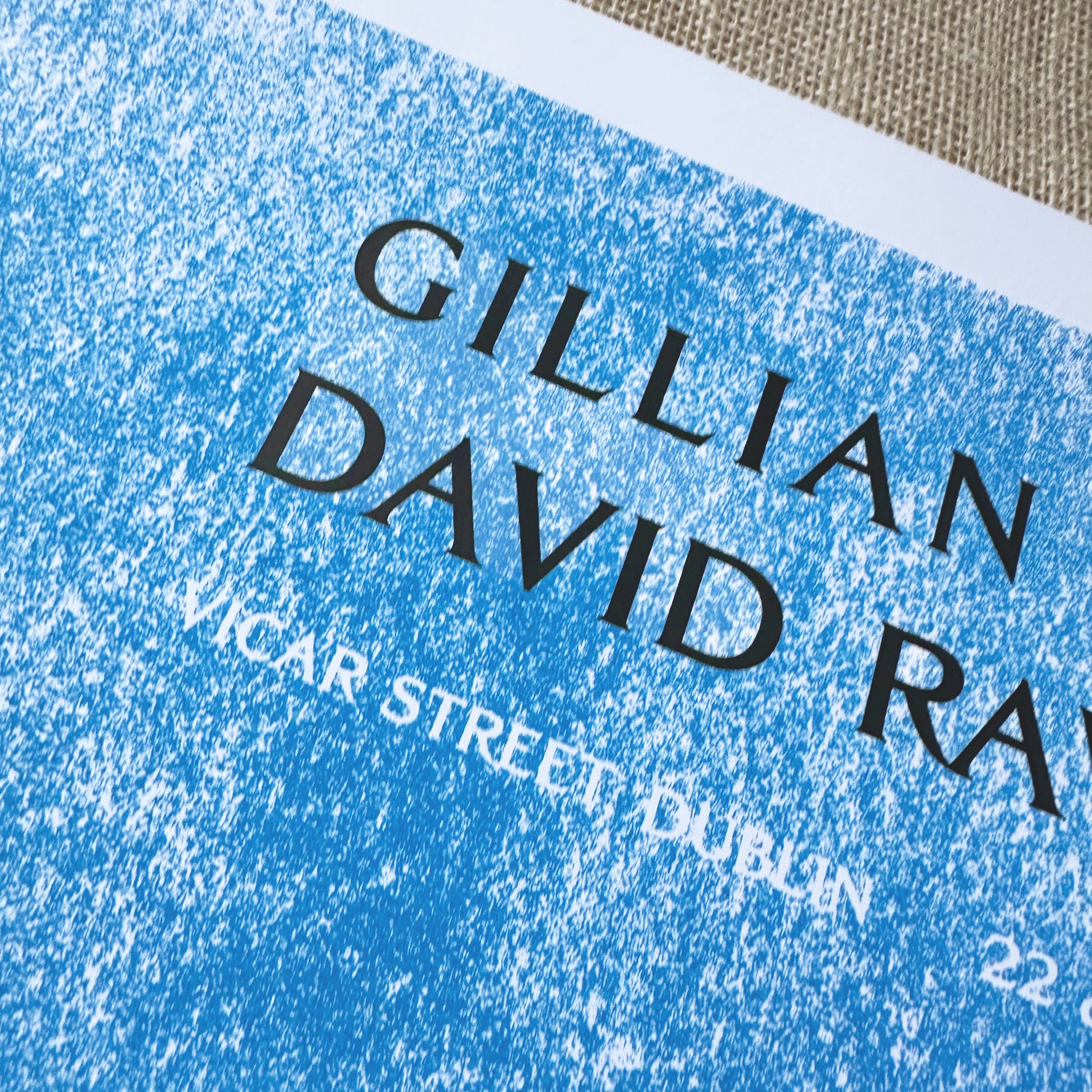 Vicar Street, Dublin 22-23 October 2025 Poster (Signed)