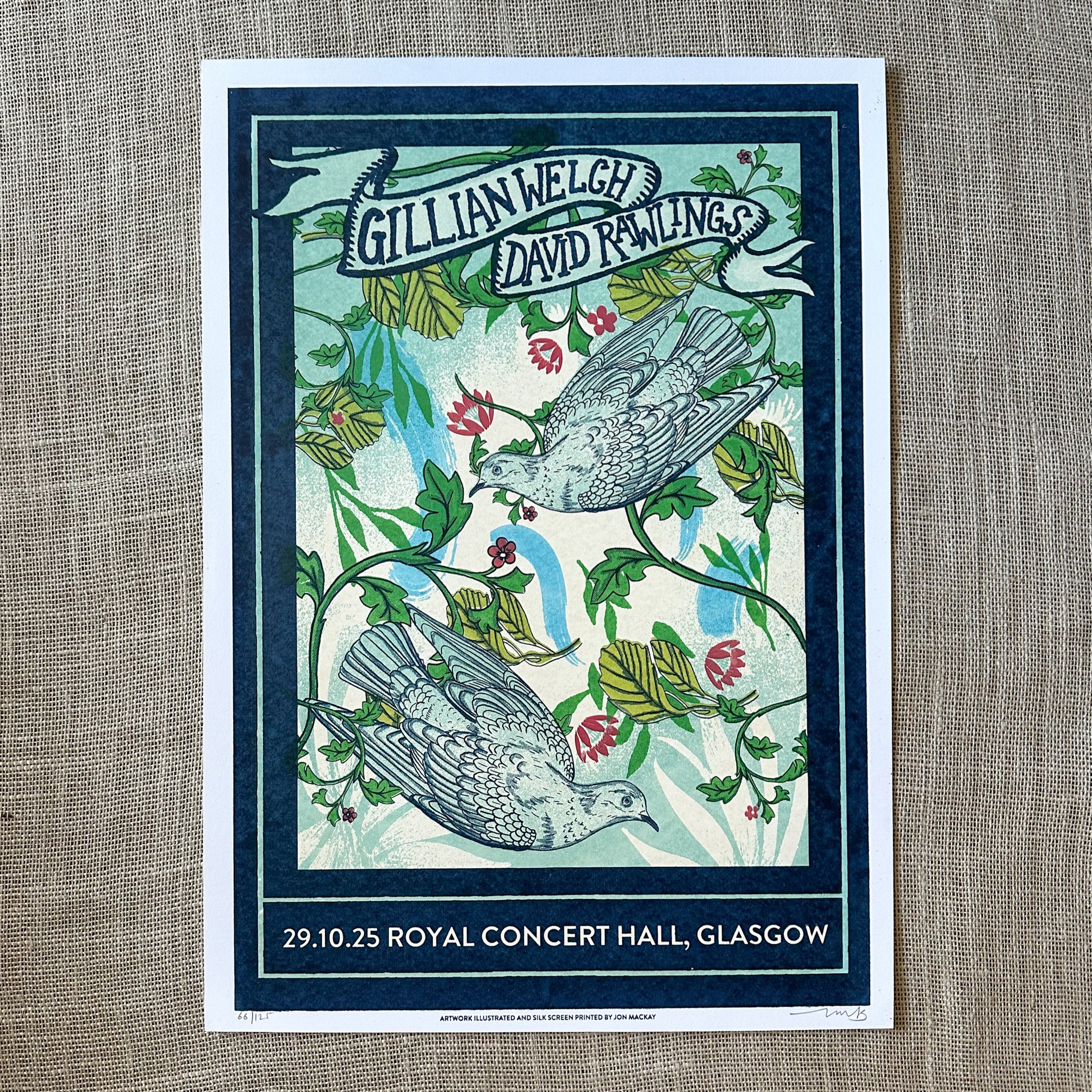 Royal Concert Hall, Glasgow 29 October 2025 Poster