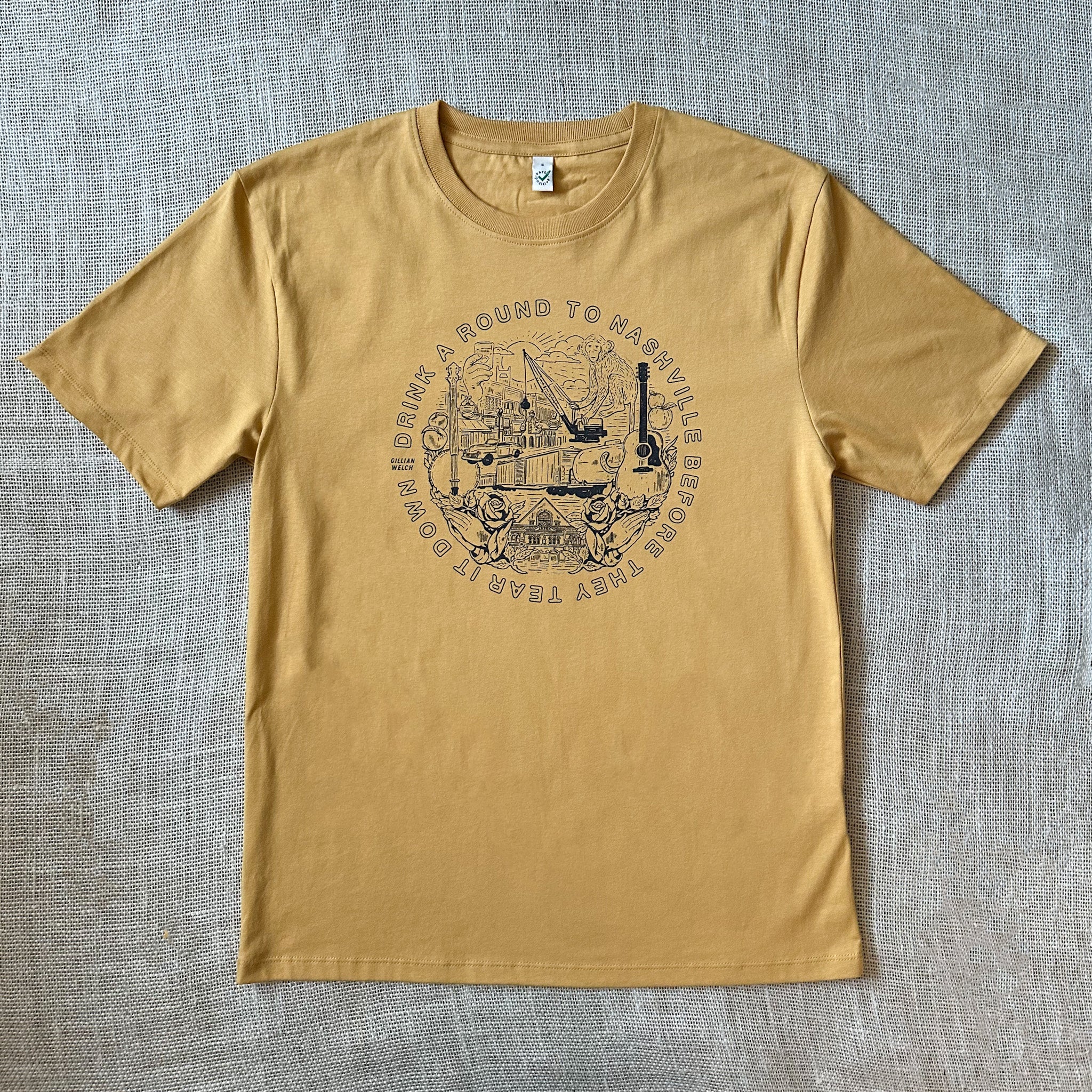 Wayside Faded Mustard T-Shirt