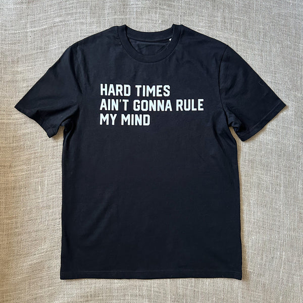 Hard Times Lyric T-Shirt Black