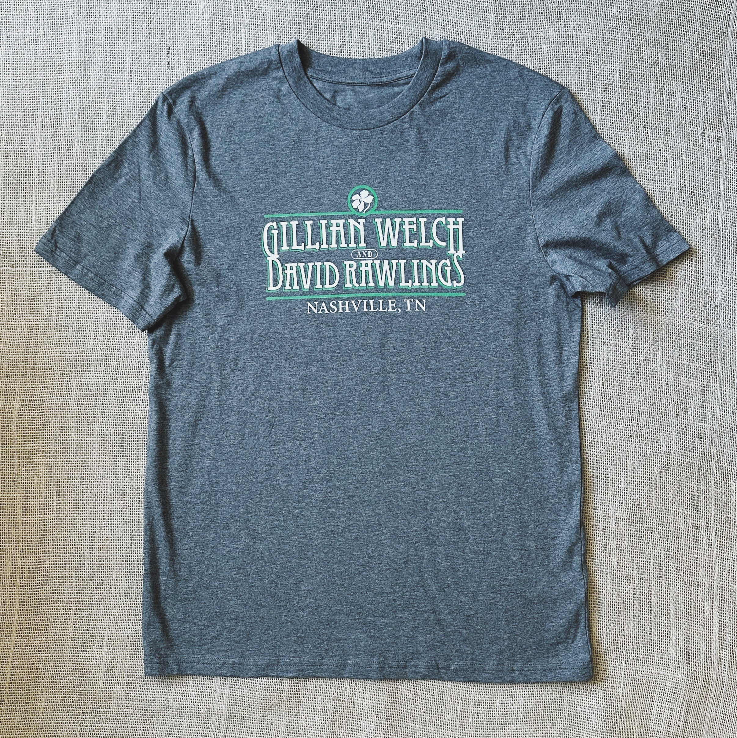 Gillian Welch & David Rawlings Banner Heather Grey Unisex T-Shirt