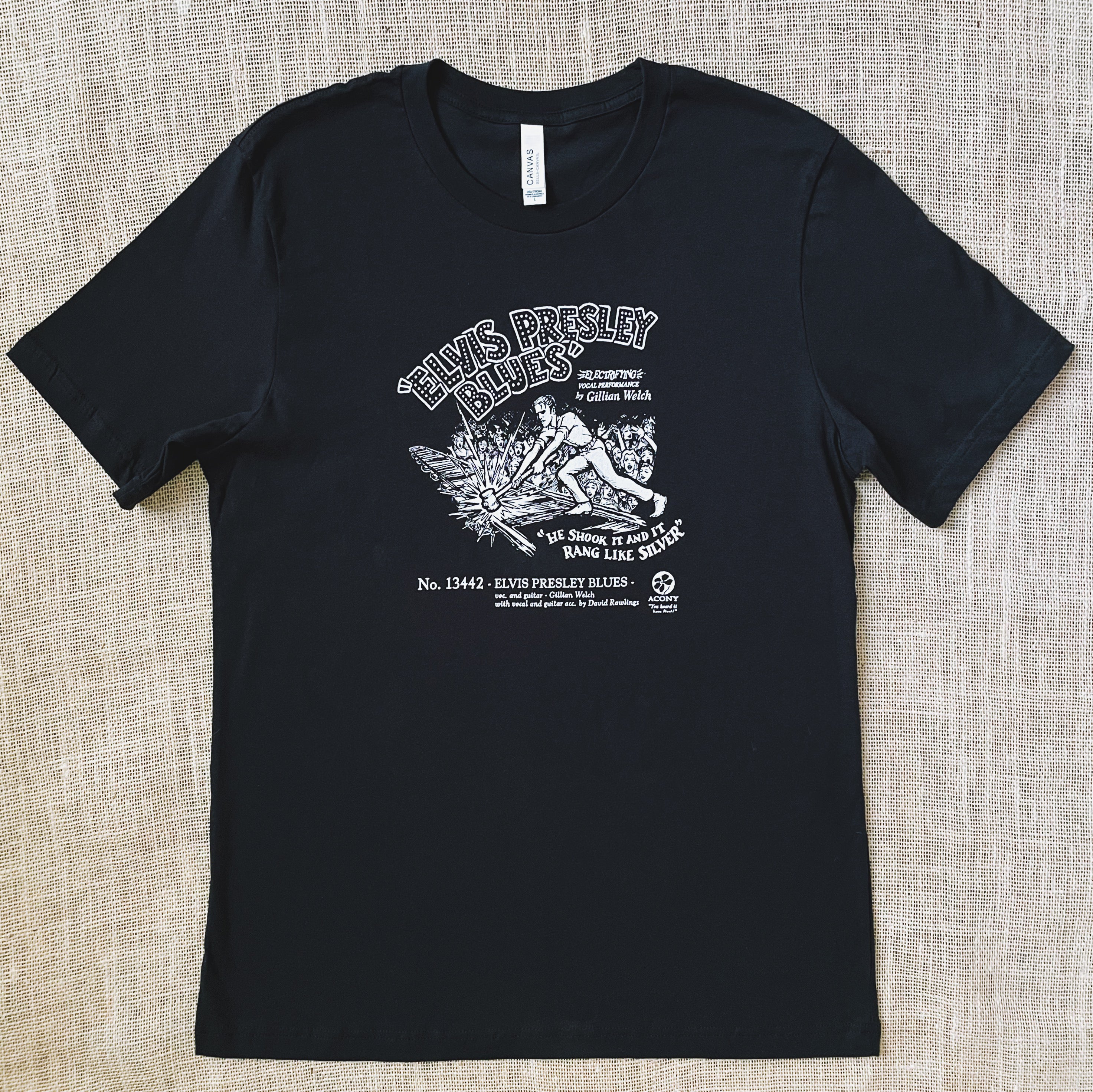 Elvis Presley Blues Black Unisex Tee