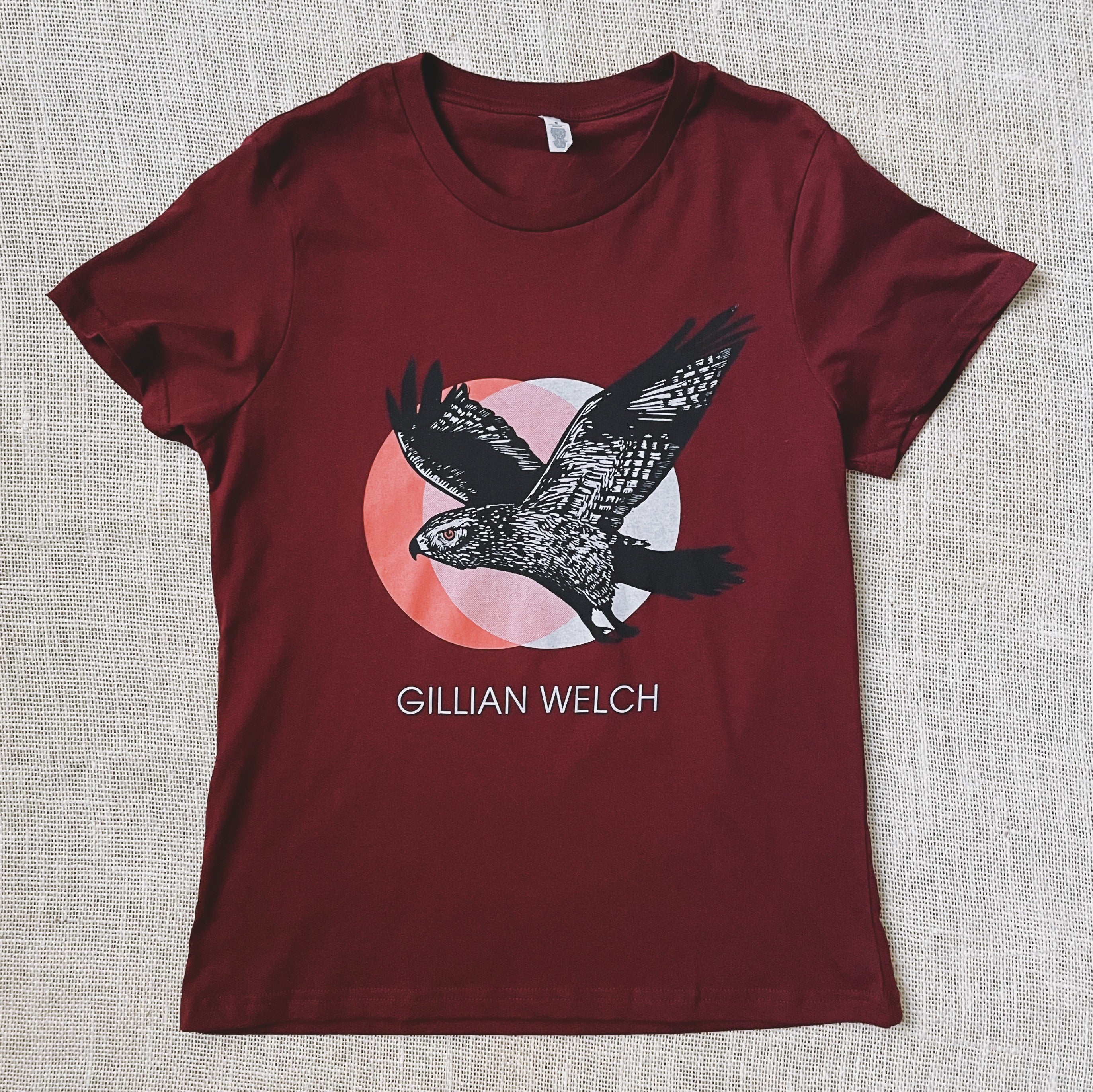 Hawk Burgundy Ladies Tee
