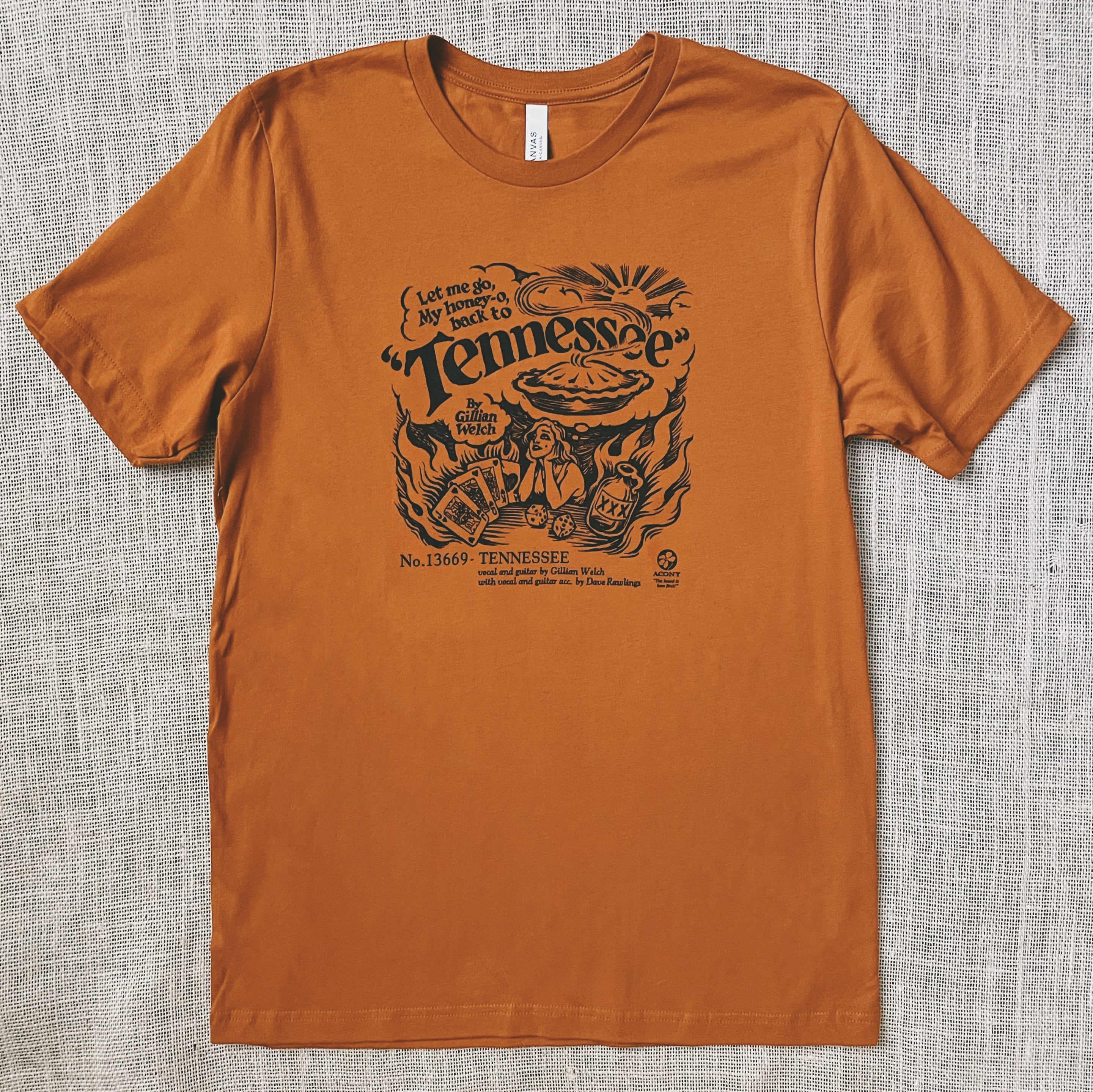 Tennessee Dark Orange Unisex Tee