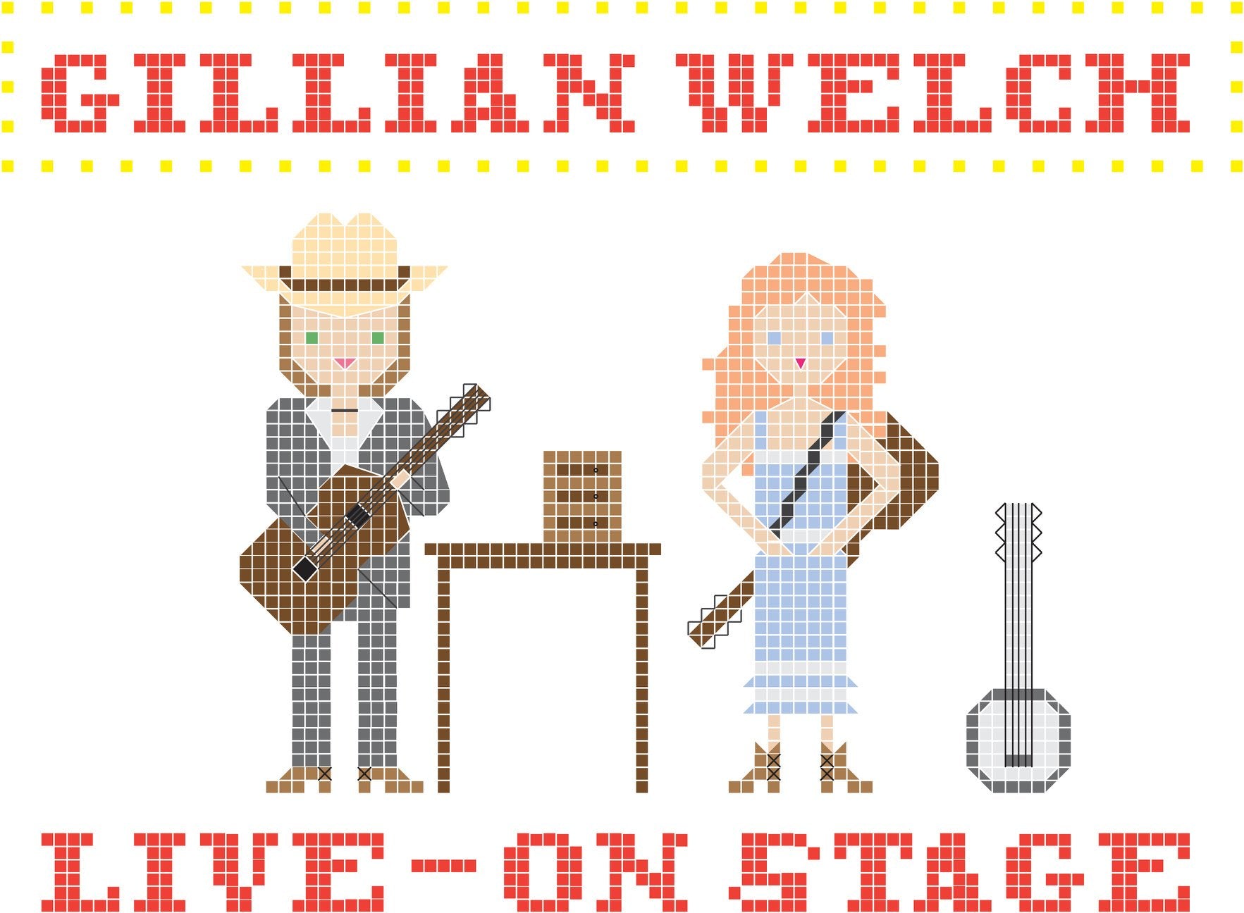 Cross Stitch Natural Onesie