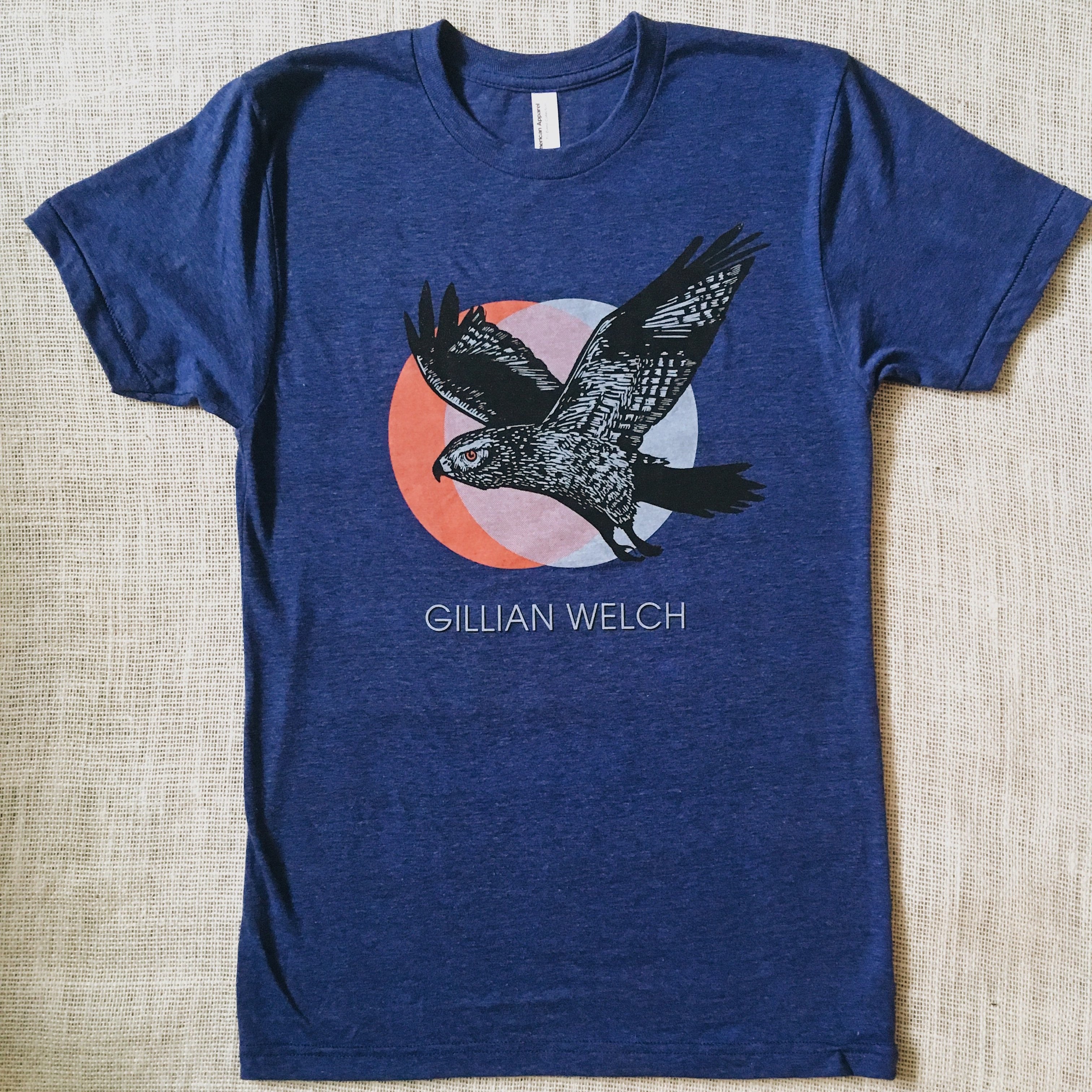 Hawk Navy Heather Blue Unisex Tee